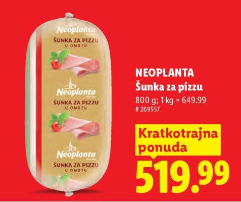 Neoplanta Šunka za pizzu