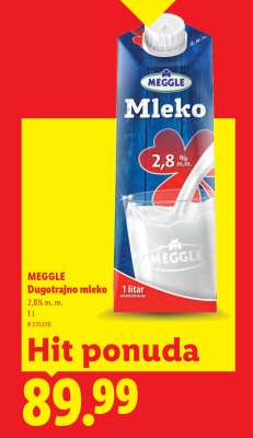 Meggle Dugotrajno mleko