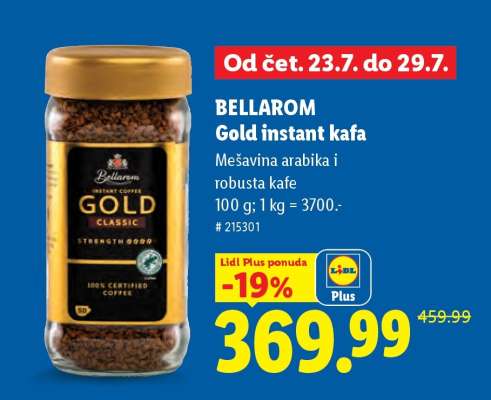 BELLAROM Gold instant kafa