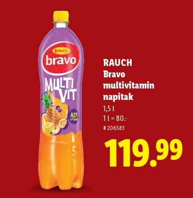 RAUCH BRAVO Multivitamin napitak