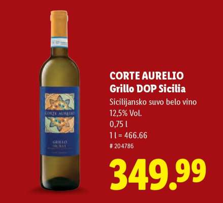 CORTE AURELIO Grillo DOP Sicilia