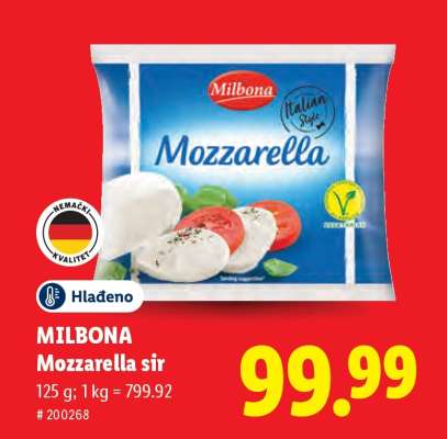 Milbona Mozzarella sýr