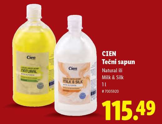 Cien Tečni sapun