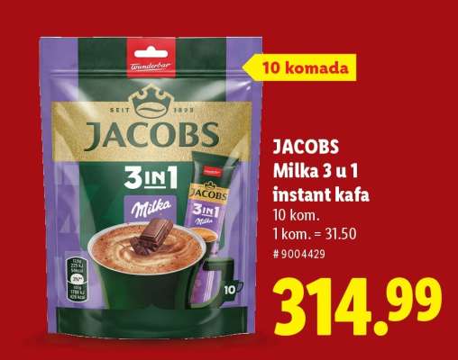 JACOBS Milka 3 u 1 instant kafa