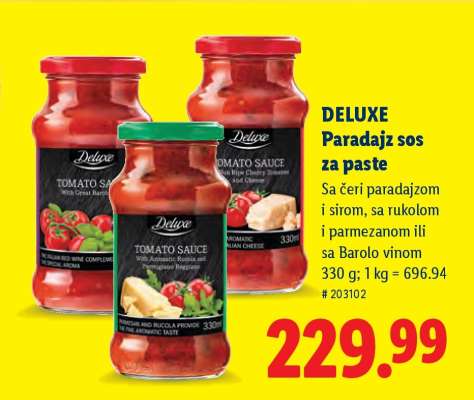 Deluxe Paradajz sos za paste