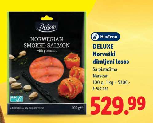 Deluxe Norveški dimljeni losos