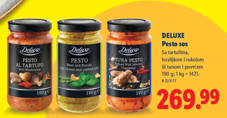 Deluxe Pesto sos