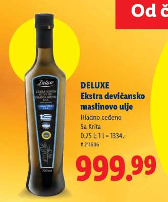 DELUXE Ekstra devičansko maslinovo ulje