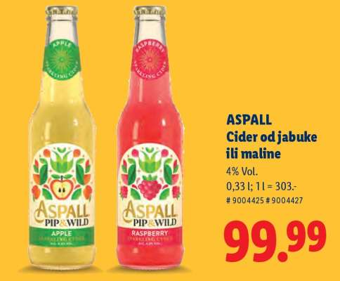 ASPALL Cider od jabuke ili maline