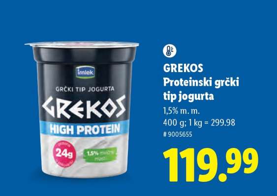 GREKOS Proteinski grčki tip jogurta