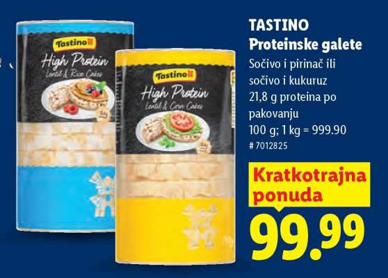 Tastino Proteinske galete