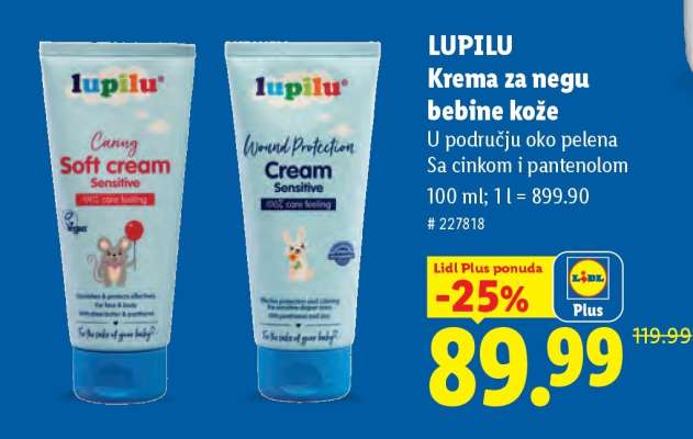 Lupilu Krema za negu bebine kože