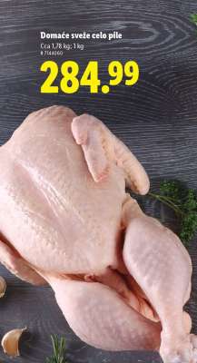 Domáce svieže celo pílě