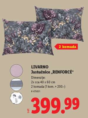 LIVARNO Jastučnice „RENFORCÉ“