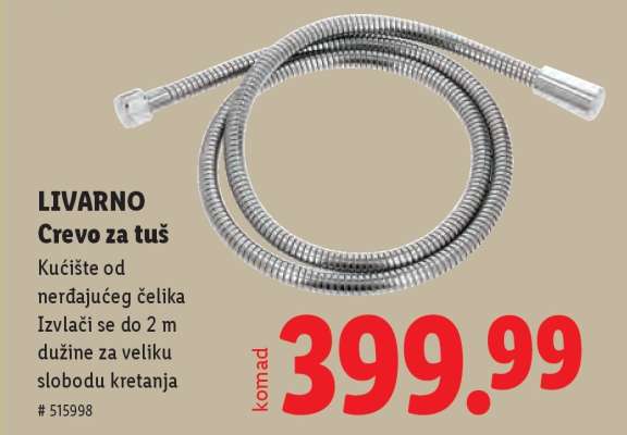 Crevo za tuš