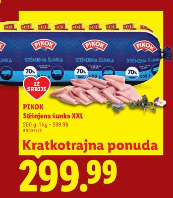 Pikok Stišnjena šunka XXL