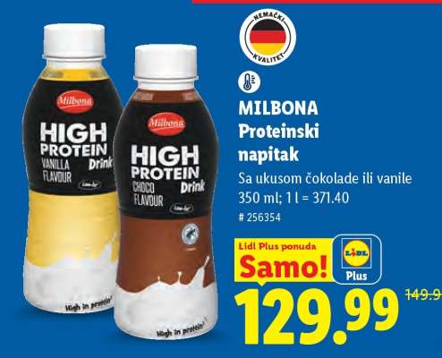 Milbona Proteinski napitak
