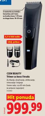Cien BEAUTY Trimer za kosu i bradu
