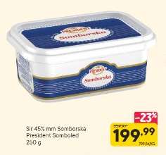 Sir 45% mm Somborska President Somboled