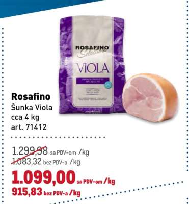 Rosafino Šunka Viola