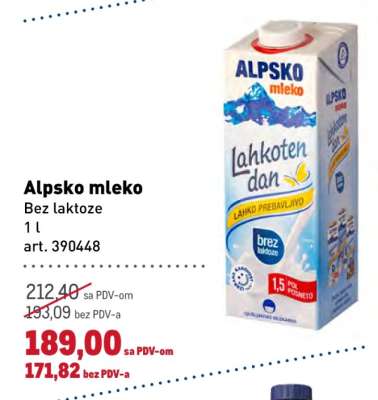 Alpsko mleko