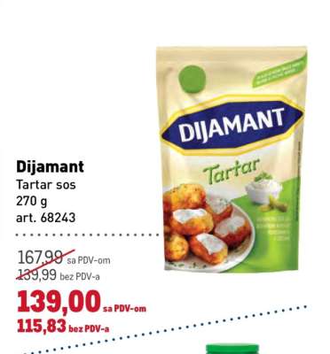Dijamant Tartar sos