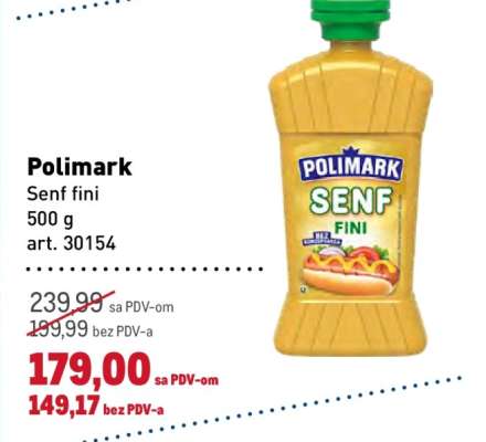 POLIMARK Senf FINI