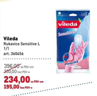 VILEDA Rukavice Sensitive L