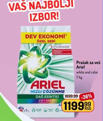 Prašak za veš Ariel