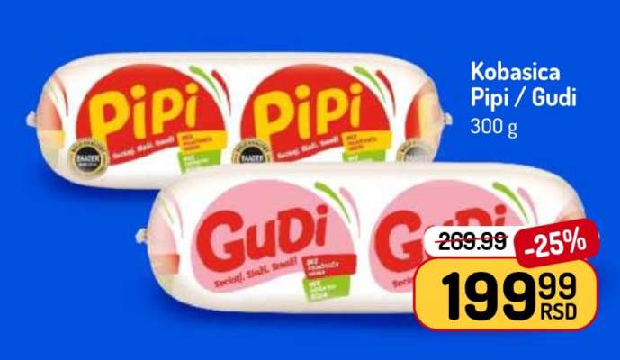Kobasica Pipi, Gudi
