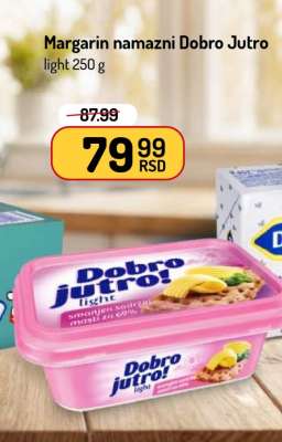 Margarín namazni Dobro Jutro light 250 g