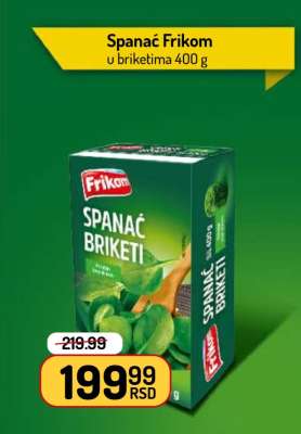 Spanać Frikom u briketima 400 g