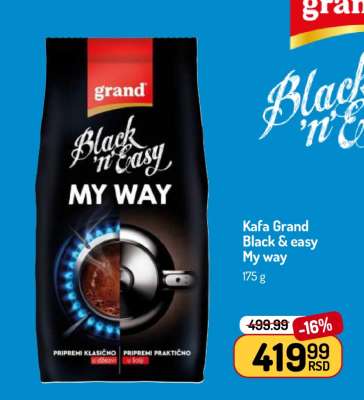 Kafa Grand Black & easy My way
