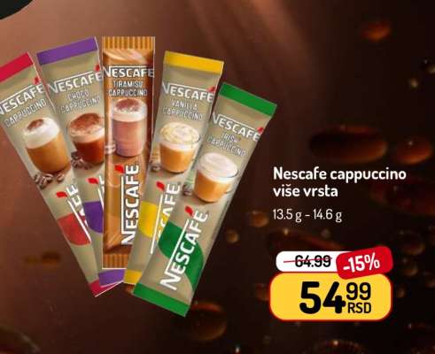 Nescafe Cappuccino - Više vrsta