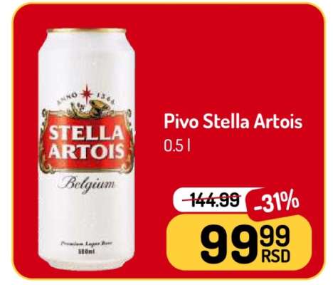 Pivo Stella Artois