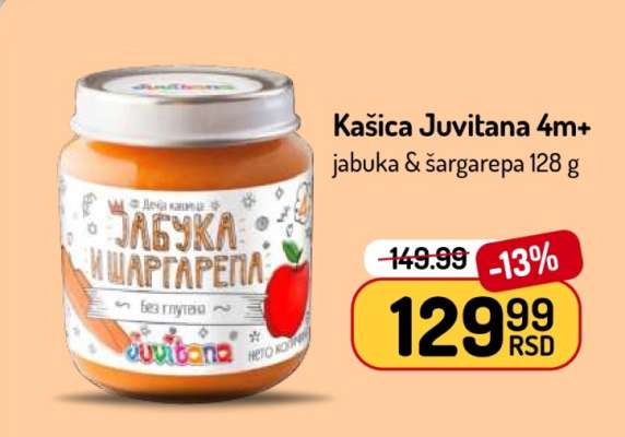 Kašica Juvitana 4m+