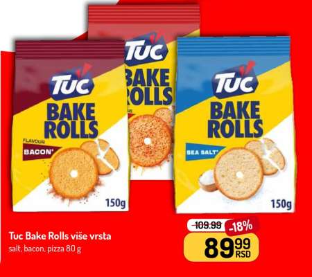 Tuc Bake Rolls više vrsta
