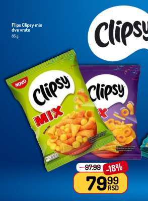 Flips Clipsy mix dve vrste