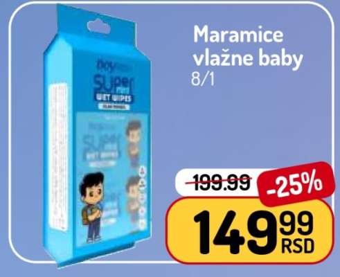 Maramice vlažne baby 8/1