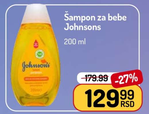 Šampon za bebe Johnsons