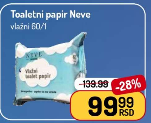 Toaletni papir Neve