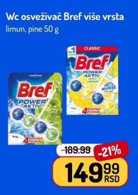 WC osveživač Bref više vrsta