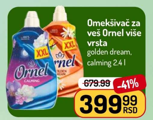 Omekšivač za veš Ornel više vrsta