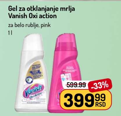 Gel za otklanjanje mrlja Vanish Oxi action