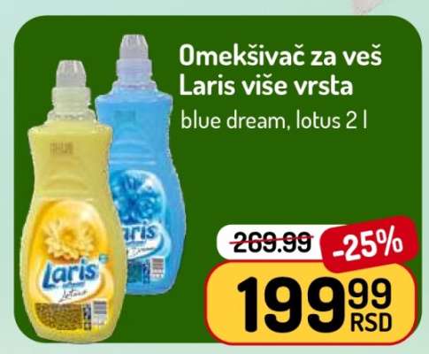 Omekšivač za veš Laris više vrsta