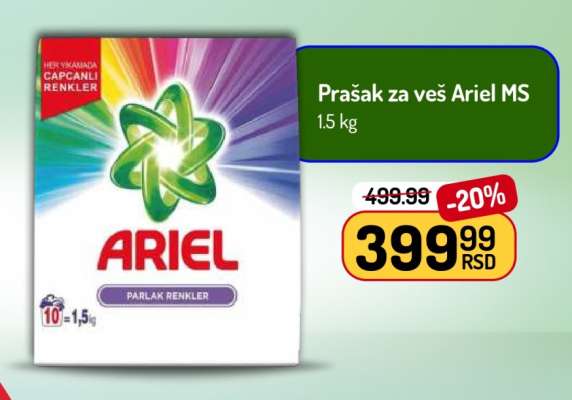 Prašak za veš Ariel ms