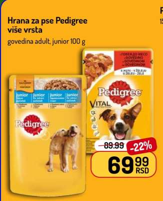 Hrana za pse Pedigree