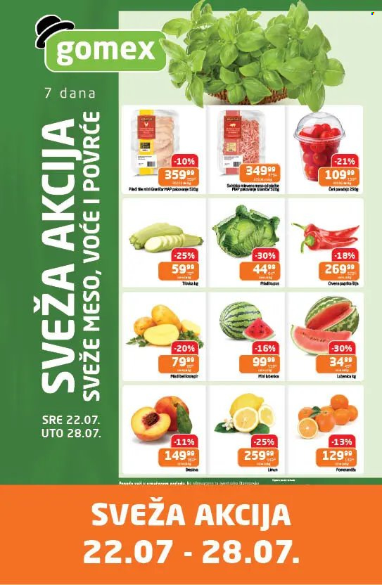 Gomex katalog - 22.07.2026 - 28.07.2026. Stranica 1