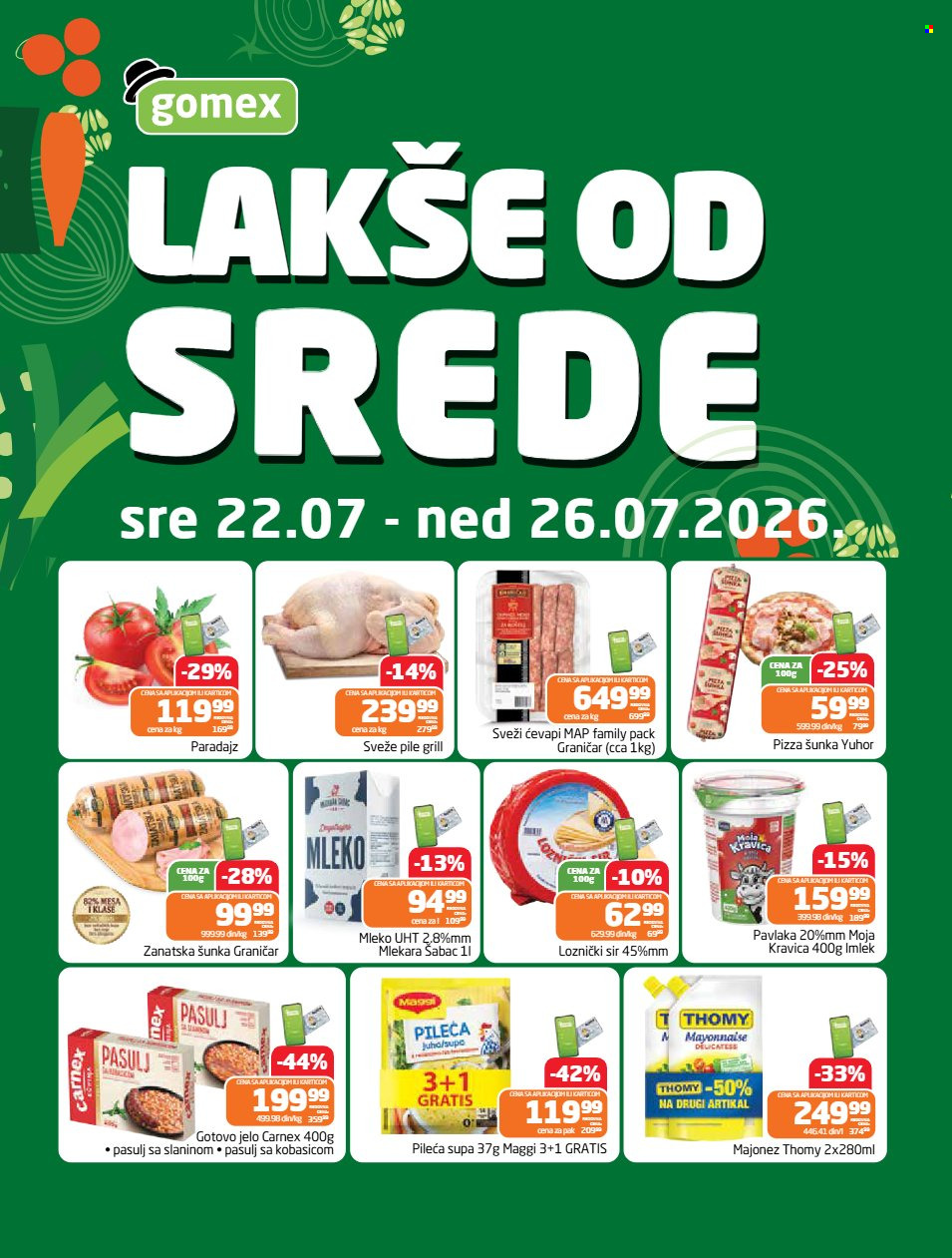 Gomex katalog - 22.07.2026 - 26.07.2026. Stranica 1
