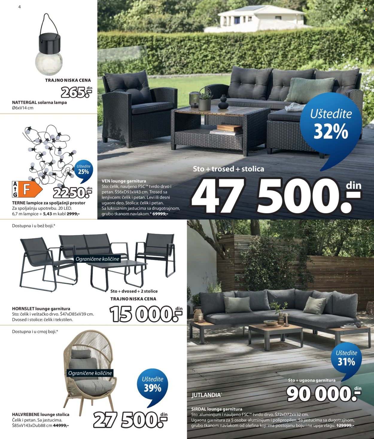 JYSK katalog - 22.07.2026 - 28.07.2026. Stranica 4